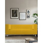 economico Copridivano-Copertura per divano 100% cotone borgogna coperture quilted in tinta unita