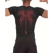 economico T-shirt e Canottiere da Corsa-Per uomo Maglia a compressione Maglia atletica Maglietta da Palestra Maglietta Fitness Manica Corta Maglietta Casuale Athleisure Grafico Asciugatura Rapida Alta elasticità Compressione Traspirante