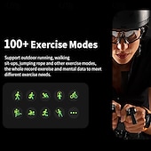Χαμηλού Κόστους Smartwatch-imosi 1,43 ιντσών έξυπνο ρολόι γυμναστικής ρολόι τρεξίματος bluetooth βηματόμετρο υπενθύμισης κλήσεων παρακολούθηση δραστηριότητας συμβατό με android ios γυναίκες άνδρες κλήσεις μεγάλης διάρκειας σε