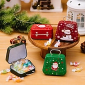 Χαμηλού Κόστους Συλλεκτικές Φιγούρες-χριστουγεννιάτικα είδη διακόσμησης, τσίγκινη τσάντα μπομπονιέρα, παιδικό δώρο, μίνι τσίγκινο τσαντάκι
