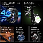 Χαμηλού Κόστους Smartwatch-imosi 1,8 ιντσών έξυπνο ρολόι 4g κάρτα sim δικτύου google play λήψη εφαρμογής κάμερα gps wifi κλήση 4g/32gb rom android ανδρικό έξυπνο ρολόι