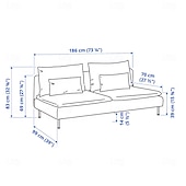 abordables Housse de canapé-Housse de section 3 places 100% coton couleur uniforme housses matelassées 8 pièces ensemble de housse de futon