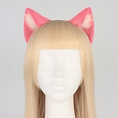 economico Accessori per acconciature-donne ragazze lolita peluche ornamenti per capelli orecchie di gatto animale fascia festa di carnevale cerchietti per capelli anime lupo orecchio cosplay oggetti di scena fantasiosi