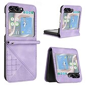 お買い得  サムスン用ケース-電話 ケース 用途 サムスンのギャラクシー Zフリップ6 Z Flip 5 Z Flip 4 Z Flip 3 フリップカバー 耐衝撃 幾何学模様 PC PUレザー