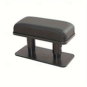 cheap DIY Car Interiors-Door PU Leather Armrest Elbow Adjustable Booster Pad Car Interior Accessories