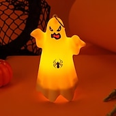 cheap Hallowen Prop Lighting-Halloween Decorations Lighted Ghost LED Electronic Candle Lights Glow Ghost Spooky Atmosphere Decor Props 4/8/16PCS