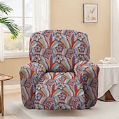 abordables Fauteuils inclinables, à oreilles-housse de fauteuil inclinable extensible à motif floral housse en tissu de qualité supérieure avec design élastique pour un ajustement parfait et une protection élégante de vos meubles