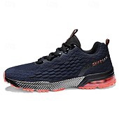 baratos Ténis para Homem-Homens Tênis Sapatos brancos Tecelagem voadora Confortável Antiderrapante Com Cadarço Preto Vermelho Cinzento