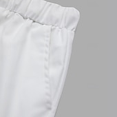 baratos Feriado-Homens Calças de linho Calça verão Calças Cropped Calças de praia Com Cordão Cintura elástica Tecido Conforto Respirável Comprimento da panturrilha Casual Diário Feriado Moda Estilo Clássico Preto