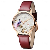 economico Orologi al quarzo-MINI FOCUS Da donna Orologio al quarzo Creativo Impermeabile Impermeabile Decorativo Pelle Guarda