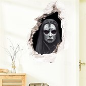 Недорогие Украшения на Хэллоуин-3d Хэллоуин призрак царапает потрескавшийся пол страшные наклейки на стену наклейки на пол