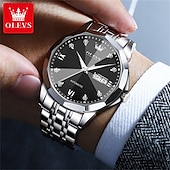 cheap Mechanical Watches-New Olevs Olevs Brand Fashion Trend Men&#039;S Business Watch Decorative Luminous Calendar Week Display Automatic Mechanical Watch Leisure Waterproof Sports Watch