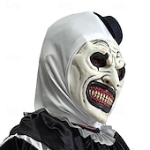 preiswerte Masken-Halloween Kunst der Clown Maske Haloween Figuren Erwachsene Herren Damen Unisex Grusel Gruseliges Kostüm Halloween Karneval Einfaches Karnevalskostüm