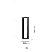 baratos Luz do caminho-LED Outdoor Wall Light Warm White 40/60/80cm 1-Light Waterproof IP65 Path Lights Modern Outdoor Lawn Lights External Floor Mount Yard Lamps 110-240V