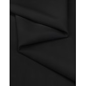 abordables NOIR-Robe de soirée sirène Noire Corsets Robe Formelle Longueur au sol Sans manches Sans bretelles Crêpe extensible Sans dos avec fronces Robe de bal masqué