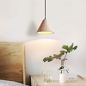 economico Luci Isola cucina-lampada a sospensione a led bianco caldo 1/2/3/4 luci postmoderna moderna nordica illuminazione a sospensione in metallo semplice paralume affusolato ristorante lampada a sospensione per isola cucina
