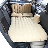 abordables Fundas de asiento para coche-Colchón inflable para coche, colchón de cama inflable para interiores y exteriores, para acampar, viajar, asiento trasero de coche, colchón de cama inflable, colchón de aire, colchón inflable