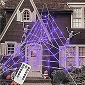 abordables Lumières d&#039;Halloween-5m Guirlandes Lumineuses 125 LED Violet Lumières de vacances Guirlandes lumineuses en filet à LED Halloween Créatif USB Alimenté par Port USB