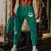 economico Pantaloni da Corsa &amp; Collant-Per uomo Pantaloni da jogger Pantaloni della tuta Pantaloni sportivi Pantaloni da palestra Tasche A cordoncino Cinturino elastico Pantalone / Sovrapantaloni Esterno Sportivo Al coperto Autunno