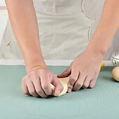 Недорогие Кухонная утварь и гаджеты-очень большой силиконовый коврик для выпечки - антипригарный коврик для раскатки теста толщиной 3 мм с размерами, идеально подходит для выпечки, замешивания, раскатывания теста и рукоделия, легко