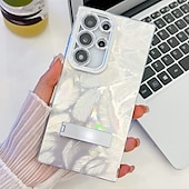 お買い得  サムスン用ケース-電話 ケース 用途 サムスンのギャラクシー S24 S24 Ultra Plus S23 Ultra A55 A35 A25 A15 5G A54 S25ウルトラ バックカバー スタンド付き カメラレンズプロテクター 耐衝撃 仕上げ PC