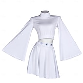 levne Dámské Kostýmy-Hvězdné války Princezna Leia Organa z Alderaanu Cosplay kostým Úbory Cosplay kostým Filmové kostýmy for Dámské Dospělé Karneval Večírek loučení se svobodou nevěsty