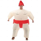 levne halloweenské kostýmy pro páry-Zápasník sumo Karnevalový kostým Cosplay kostým Nafukovací kostýmy Dětské Dospělé Vše Legrační kostým předvečer Všech svatých Karneval Plesová maškaráda Jednoduchý karnevalový kostým