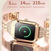 Χαμηλού Κόστους Smartwatch-696 I98 Εξυπνο ρολόι 1.58 inch Έξυπνο ρολόι Bluetooth Βηματόμετρο Υπενθύμιση Κλήσης Συσκευή Παρακολούθησης Καρδιακού Παλμού Συμβατό με Android iOS Γυναικεία Άντρες Κλήσεις Hands-Free