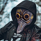 levne Maska-Morový doktor Karnevalová maska Maska Kostým Dospělé Pánské Dámské Strašidelný kostým předvečer Všech svatých Karneval Jednoduchý karnevalový kostým