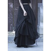 olcso Alsók-Punk és gótika Steampunk Szoknya Gót lány Jelmez Női Kalóz Fantasy Steampunk Álarcos mulatság Alkalmi / Napi Felnőttek Szoknya