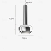 economico Luci a sospensione-lampada a sospensione a led bianco caldo 18cm design italiano artista personalità creativa e26/e27 5w lampada a sospensione in metallo design lanterna per camera da letto sala da pranzo 110-240v