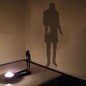 cheap Candles &amp; Holders-Horror Nosferatu Candle Holder, Nosferatu Candle ShadowHorror Metal Decoration, Tealight Shadow Caster (Only Holder,Excluding Candles)
