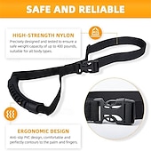 abordables Rangements pour voiture-poignée de maintien pour voiture, aide à la position debout réglable, poignée de sécurité, support de véhicule portable, barre d&#039;appui, poignée en nylon, dispositif d&#039;assistance à la mobilité