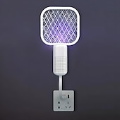 お買い得  電気蚊忌避剤-USBミニ蚊駆除ラケット – 屋内外用充電式フライスワッター、効果的な昆虫駆除バット