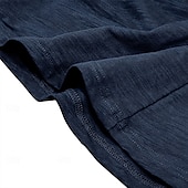 olcso Alkalmi Henley póló-Férfi Henley ing Tee Top Hosszú ujjú ing Hosszú ujj Tömör szín Divat Napi Gombok Henley Szabadtéri Hétköznapi Nyár Sötétbarna Stétszürke Sötétvörös Henley póló