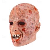 olcso Maszkok-Mindszentek napja Freddy Krueger Maszk Halloween-kellékek Felnőttek Férfi Borzalom Ijesztő jelmez Mindszentek napja Farsang Könnyű farsangi jelmez