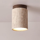 cheap Ceiling Lights-LED Ceiling Lights Warm White 1-Light Japanese Wabi Sabi Hotel Lobby Corridor Close to Ceiling Lighting Creative Restaurant Room Balcony Ceiling Lamp Fixtures 100-265V