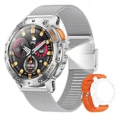 tanie Smartwatche-k65 smart watch 1,43 calowy ekran amoled bluetooth call latarka 530 mah outdoor men smart watch monitor zdrowia sportowego dla androida ios