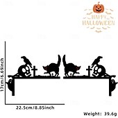 olcso Halloween függő és asztali díszek-halloween ajtókeret matricák - kísérteties bel- és kültéri dekorációk, beleértve a várat, a pókhálót és a sarokajtótáblákat, tökéletesek a kísértetház és a parti hangulathoz