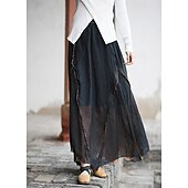 billige Bunner-Retro / vintage Kostymer i middelalderstil Skjørt Dame Keltisk fantasi Maskerade Fritid / hverdag Voksne Skjørte