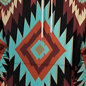 economico Hoodie Etnici Vintage-Per uomo Felpa con cappuccio Felpe Felpa Felpa con cappuccio Manica lunga Felpa con cappuccio Con cappuccio Di tendenza Stampa 3D Da mare Abbigliamento di strada Marrone chiaro Stampe Inverno