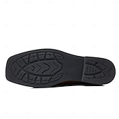 abordables Cowboy et bottes occidentales-bottes de cowboy western marron pour hommes - similicuir avec détails brodés pour un style extérieur classique