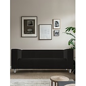 economico Copridivano-Copertura per divano 100% cotone borgogna coperture quilted in tinta unita