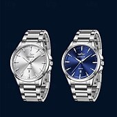 cheap Quartz Watches-Brand Watch Trendy Fashion Sports Calendar Waterproof Fully Automatic Steel Strip Quartz Men&#039;s Bowl Watch