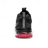 baratos Ténis para Homem-Homens Tênis Sapatos brancos Tecelagem voadora Confortável Antiderrapante Com Cadarço Preto Vermelho Cinzento