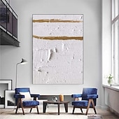 preiswerte Landschaftsgemälde-3D-Ölgemälde in Gold, handgefertigt, abstrakt, braun und weiß, Kunst-Ölgemälde auf Leinwand, handgemalt, goldweißes Gemälde, modernes Struktur-Ölgemälde, Wanddekoration für Schlafzimmer, Wohnzimmer,