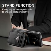 levne Pouzdra pro Samsung-telefon Carcasă Pro Samsung Galaxy Z Fold 6 Pouzdro na peněženku se stojánkem Zip Ochrana celého těla Retro Pravá kůže