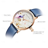 economico Orologi al quarzo-MINI FOCUS Da donna Orologio al quarzo Creativo Impermeabile Impermeabile Decorativo Pelle Guarda