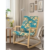 baratos Cobertura de Sofa-Capa de Almofada de Cadeira 100% Algodão sem Travesseiro Floral Almofadada