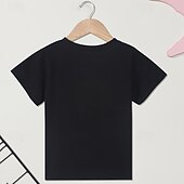 billiga Pojkens 3D Roliga Humor-100 % bomull Barn Pojkar Svart Djur Tupp T-shirt Toppar Rund hals Kortärmad Ledigt Dagliga kläder Semester Mode Sport Mönster Sommar